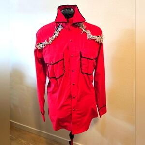 Vintage Crazy Cowboy brand Western Shirt